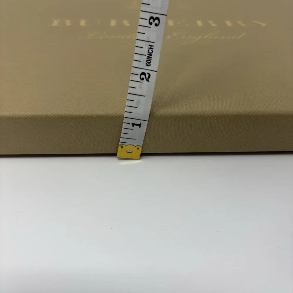 Burberry Empty Gift Box Set w/ Tissue Paper Cards & Envelope 12.75x9.75x1